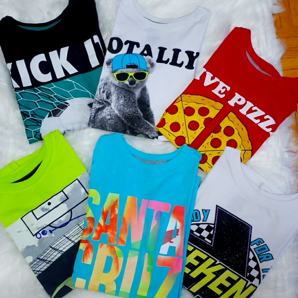 Kids t-shirt bundle 6 pieces
